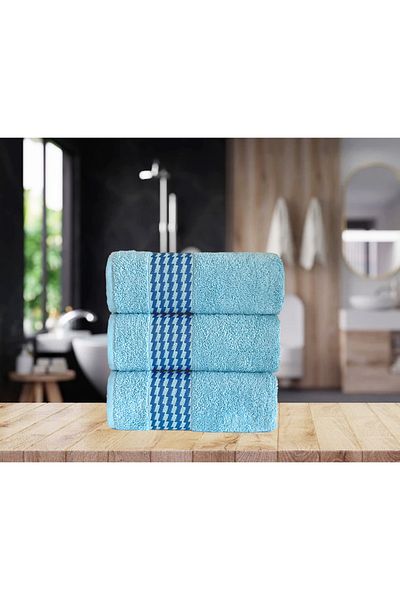 Lucy and Home Set prosoape de mână cu bordură din 3 piese 40x60 Cm