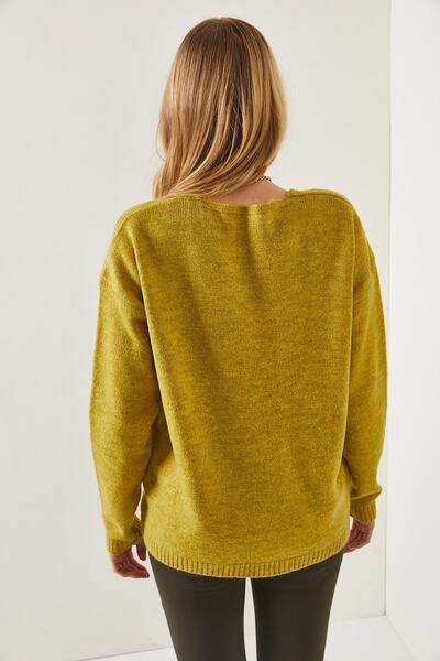 Olalook Γυναικείο Ριγέ Μπλουζάκι με V λαιμόκοψη και Μαλακή Υφή KAZ-19000598