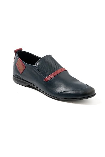 John May Men's Oxford/shoes Og-812 105-117 Navy Blue Dlp-red Vespa