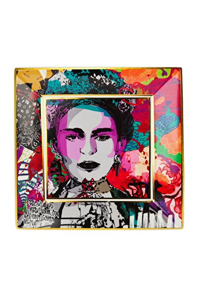 Baci Milano Street Art Gift Tepsi 18x18 Cm - Fırda
