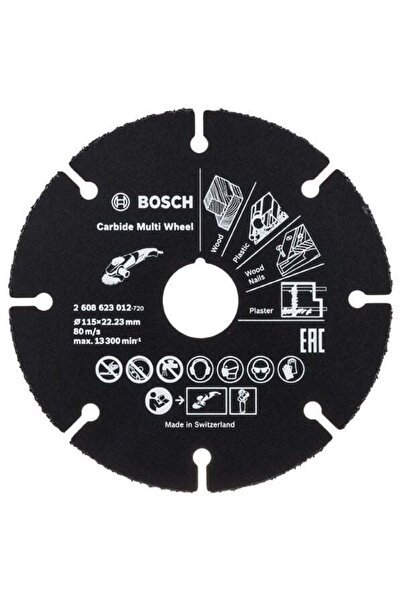 Bosch Carpide Multi Whell Taşlama Için Ahşap Kesme Diski 115 Mm (elmas Uçlu)