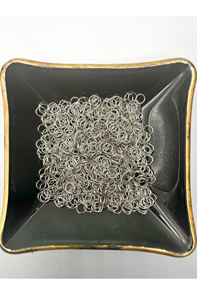 Egem aksesuar 10 Mm Metal Gümüş Renk Takı Halkası 100 Gr