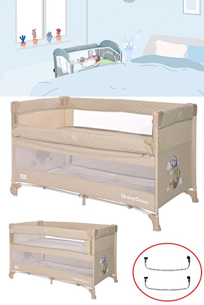 LORELLİ Up And Down 60x120 Bebek Anne Yanı Oyun Parkı Yatak Beşik