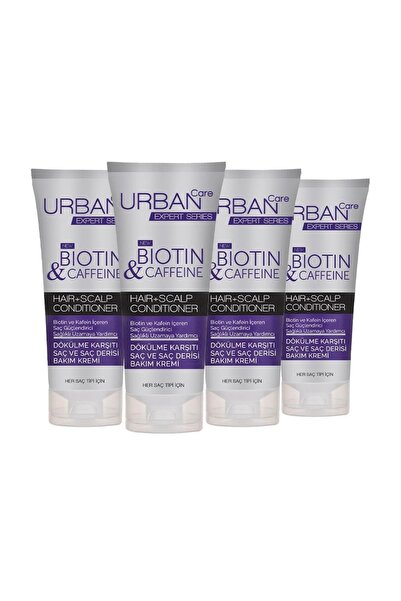 Urban Care Expert Biotin & Kafein Saç Ve Saç Derisi Bakım Kremi 200 Ml X 4