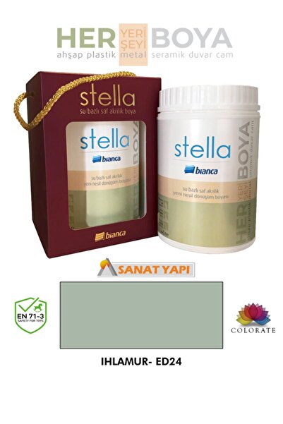 Bianca Su Bazlı Saf Akrilik Boya 1lt Ihlamur