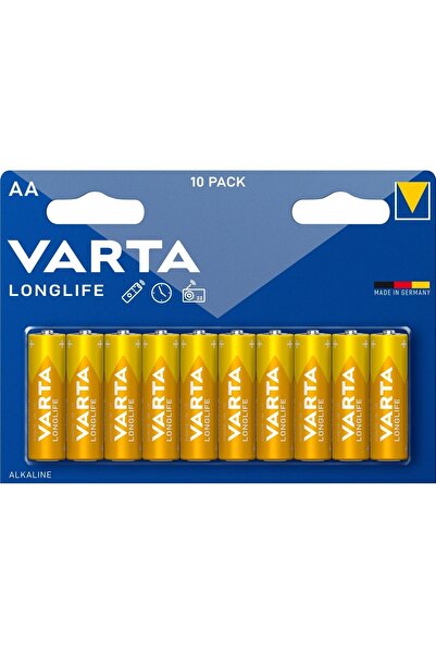 Varta Longlife Aa 10'lu Paket Pil