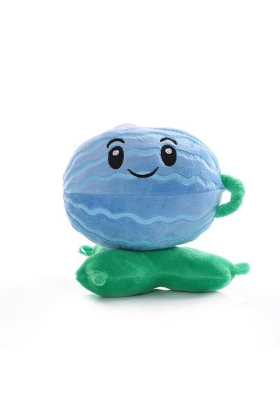 Schulzz Plants And Zombie Blue Watermelon Plush Toy 18cm