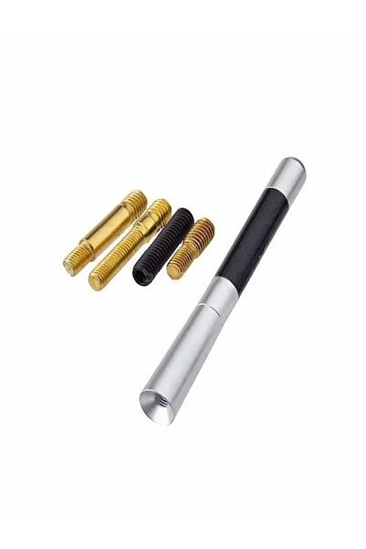 EFGARAGE Oto Anten Araba Anteni Sparco Karbon Anten Çubuğu Spor Kısa Vidalı