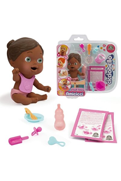 Cicciobello Giochipreziosi Ve Arkadaşları Yemek Seti - Siyah Saçlı Cicciozoe