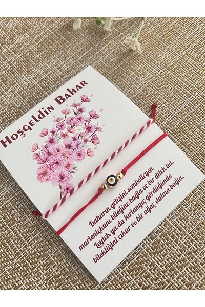 Farah Butik Marteniçka Wish Bracelet-red Destiny Bracelet-gift Bracelet-luck Bracelet-women's Bracelet