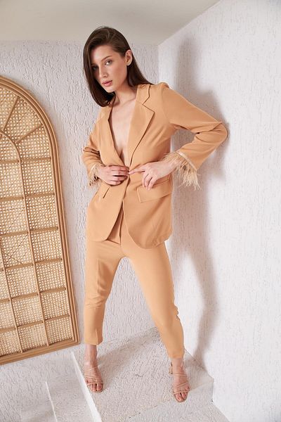 Brown Women Suits Styles Prices Trendyol