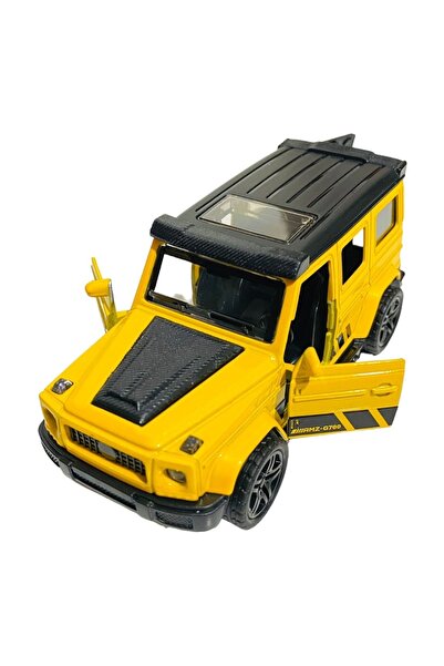 tmtoysandmore Mercedes Benz G700 Amg Model Metal Araba Kapılar Bagaj Açılır Sarı
