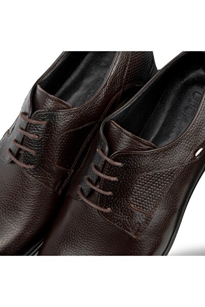 Ducavelli Мъжки класически обувки Sace от естествена кожа, класически обувки дерби, класически обувки с връзки