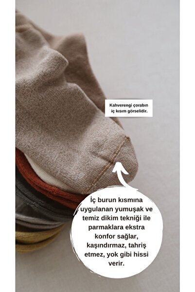 Tarkito Organic 3'lü Soket Bebek Ve Çocuk Çorapları (HAKİ-GRİ-HARDAL) Dikişsiz Burunlu