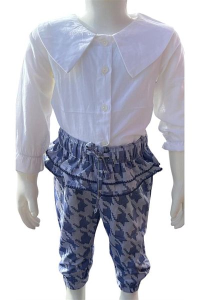 Çikoby Baby Girl Shirt and Trousers Set