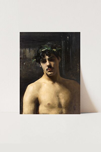 HOME DEKORİSTA Vintage Portre Erkek Figür Poster, Galeri Duvarı, Sanatsal Baskı