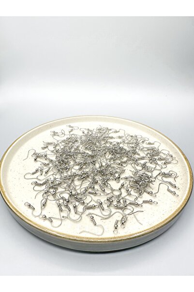 Egem aksesuar 6 Mm 50 gram Küçük Metal Gümüş Renk Küpe Kolye Klipsi Kancası