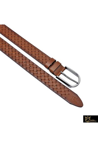 Zaim Kundura Tan Genuine Leather Belt353100217-1