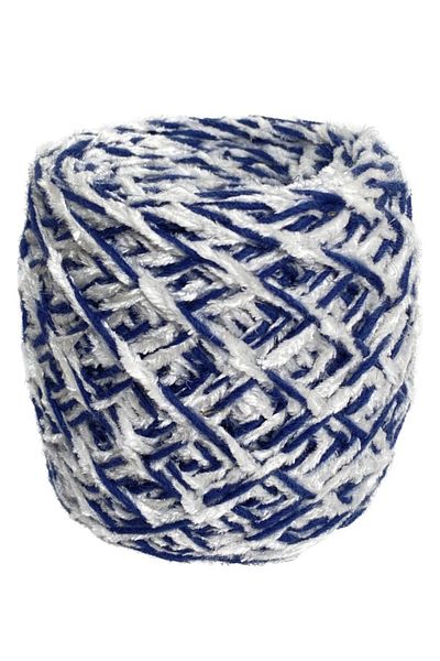 göçer Μαλλί βελούδο: 100% μαλλί Indigo White Velvet Tuffs 100gr