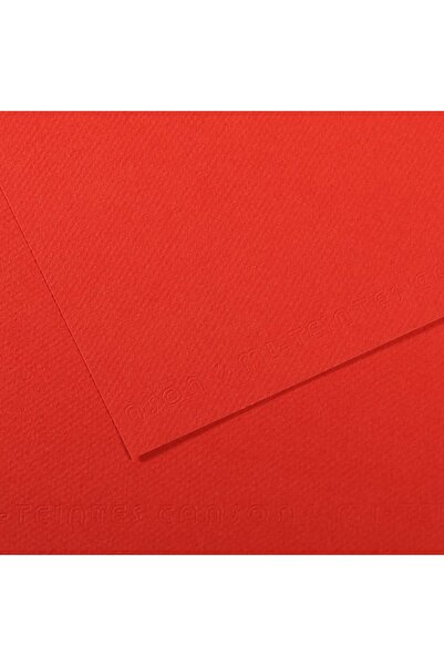 Canson Dokulu Fon Kartonu 50x65 Cm 160 Gr 506 Coquelicot-gelincik Kırmızısı (5 Adet)