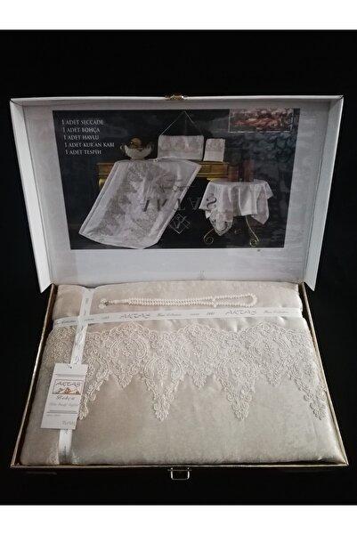 AKTAŞ ÇEYİZ Dowry Gift Prayer Rug Set