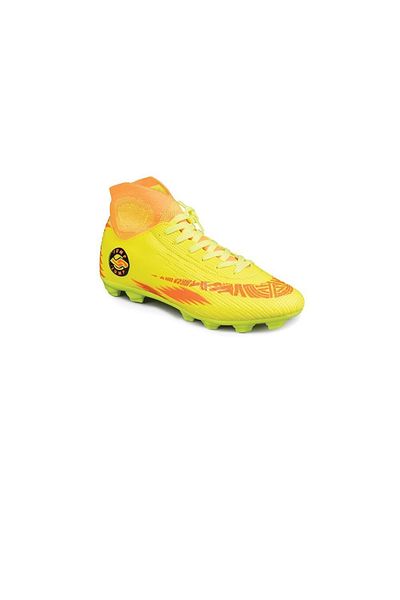 Jump Ghete de fotbal galben neon bărbați 23865