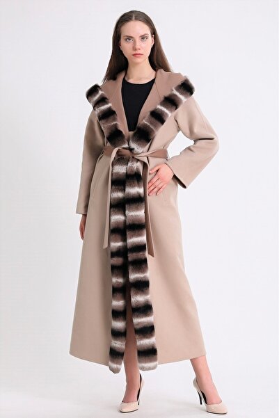 Leather Club Krem Rex Garnili Alpaka Kaban