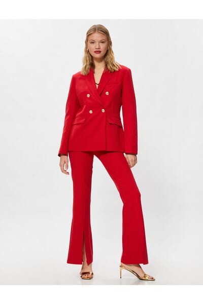 Koton Zweireihige Blazerjacke