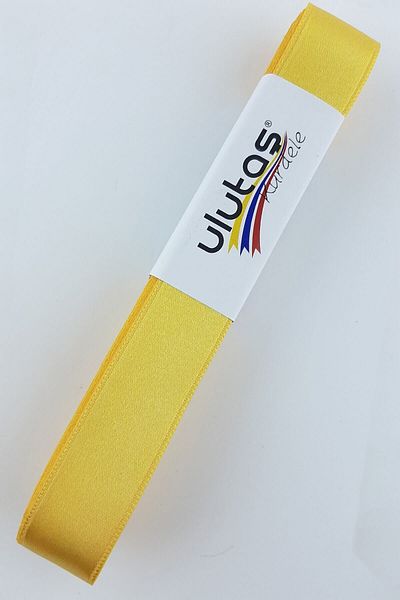 Ulutaş Ornamental Materials Dark Yellow Color Satin Ribbon Width 2 cm 1 Ball 10 Meters – Ribbon