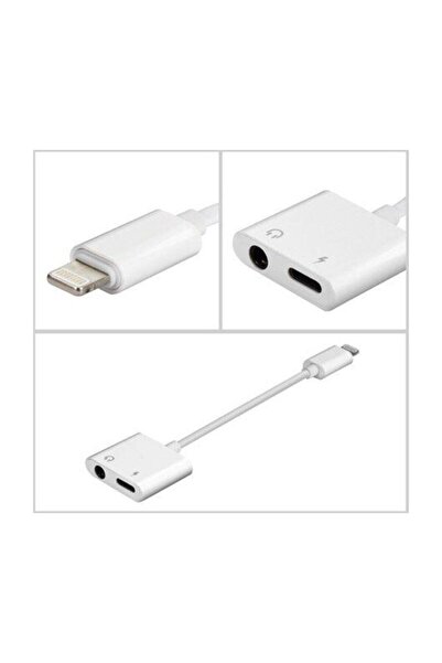 Genel Markalar Iphone Ipad Lightning Uyumlu Kulaklık Ve Şarj Çevirici Dönüştürücü Çoğaltıcı Kablo 6 7 8 X Xs Xs Ma