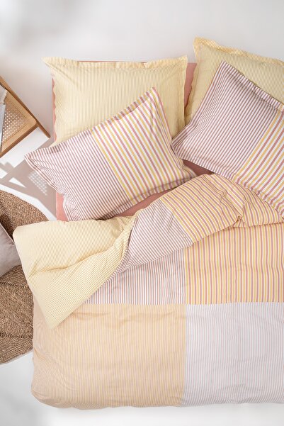Yataş Corwin Blush Ranforce Double Duvet Cover Set