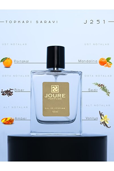 JOURE PERFUME Joure J251 - Portakal Vanilya Su Notaları Fresh Kokulu 50ml Kal...