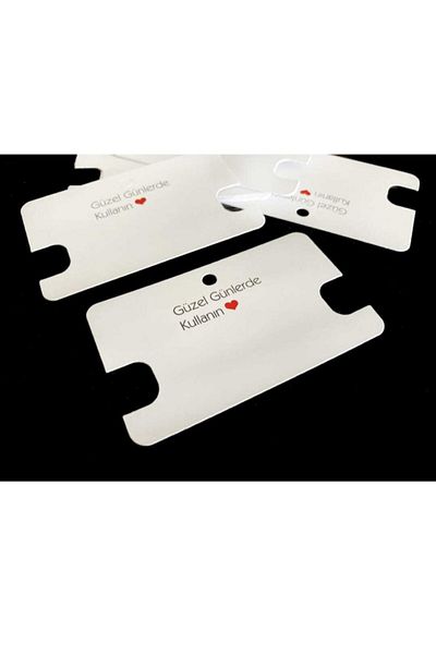 gg gençgirişimci Coated Specially Cut Bracelet Card -Use on Beautiful Days -(10x6cm) 25 Pieces