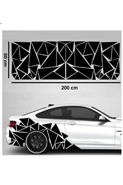 EYBA STİCKER Araç Arma Kaput Sticker - Araba- Sport - Kapı - Çıkartma- Oto