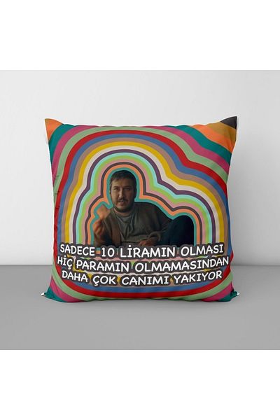 HobiShop Pillow - Yılmaz Having Only 10 Liras