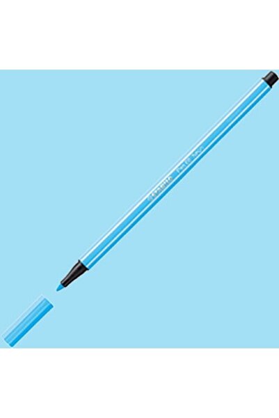 Stabilo قلم 68 قلم طلاء ذو طرف لباد أزرق فلوري