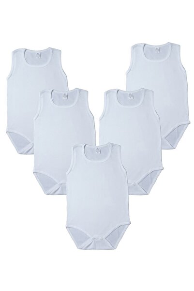 Bebelove Baby Basic Cotton Combed Crew Neck 5-Piece Undershirt (Japanese Slee...