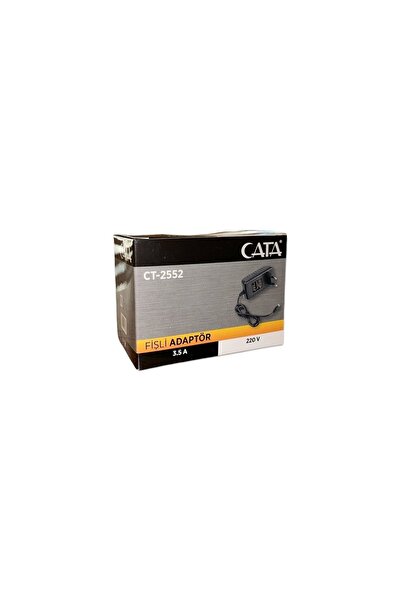 Cata Ct-2552 12 Volt 3.5 Amper Plastik Kasa Adaptör