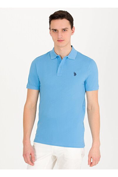 U.S. Polo Assn. Turquoise Polo T-Shirt - XL
