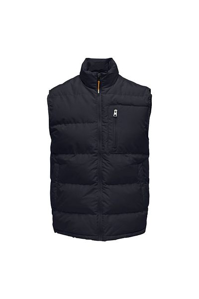 Only & Sons Marineblaue Herrenweste 22024229 _onsjake Quilted Vest Otw