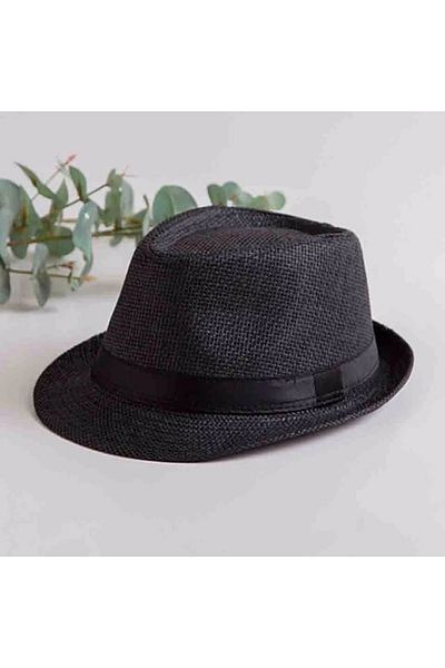 Mood Agenda Унисекс лятна сламена шапка Fedora