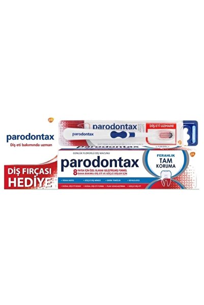 Parodontax Tam Koruma Diş Macunu 50 Ml + Diş Fırçası