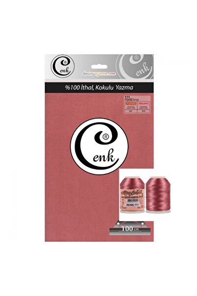 Cenk 100x100 سم كتابة مسطحة Altınbaşak 20 غرام مع سلسلة التطريز