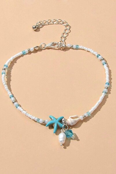 New Obsessions Women's Starfish Anklet Tm-1016
