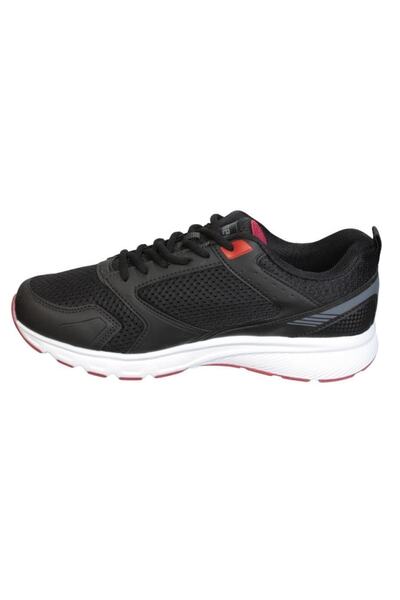 Kinetix Erkek Beyaz Siyah Gri Fileli Sneaker Spor Yürüyüş Ayakkabısı