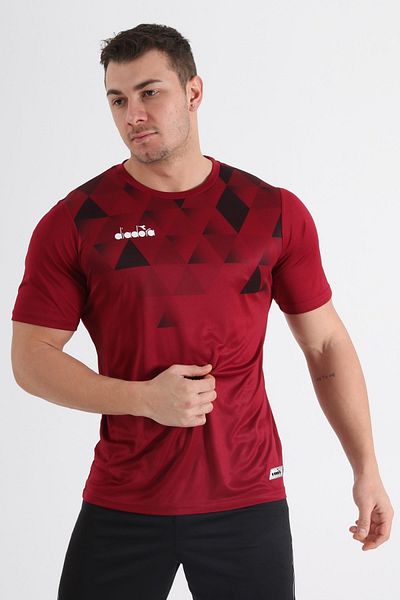 Diadora Μπλουζάκι Alone Training Claret Red