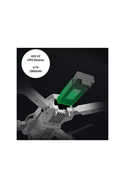 Aden A55 V2 Uyumlu Drone Batarya