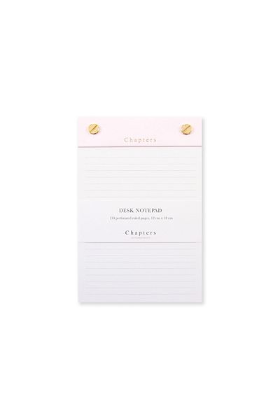Chapters Small Notepad - Pink