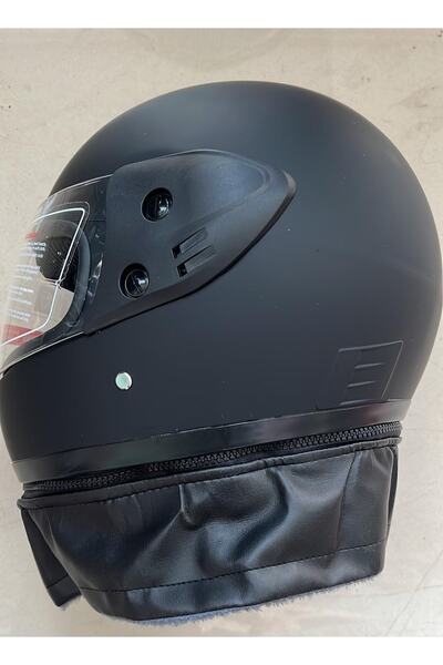 TVR Tam Çene Boğaz Korumalı Kışlık Kask