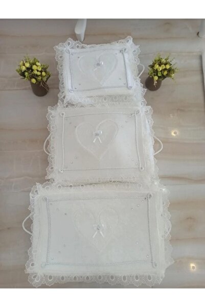 Genel Markalar Çeyizlik - Nişanlık 3 Lü Kadife Hurç